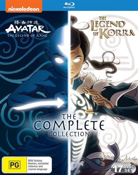 Avatar & Legend of Korra Complete Series Collection .